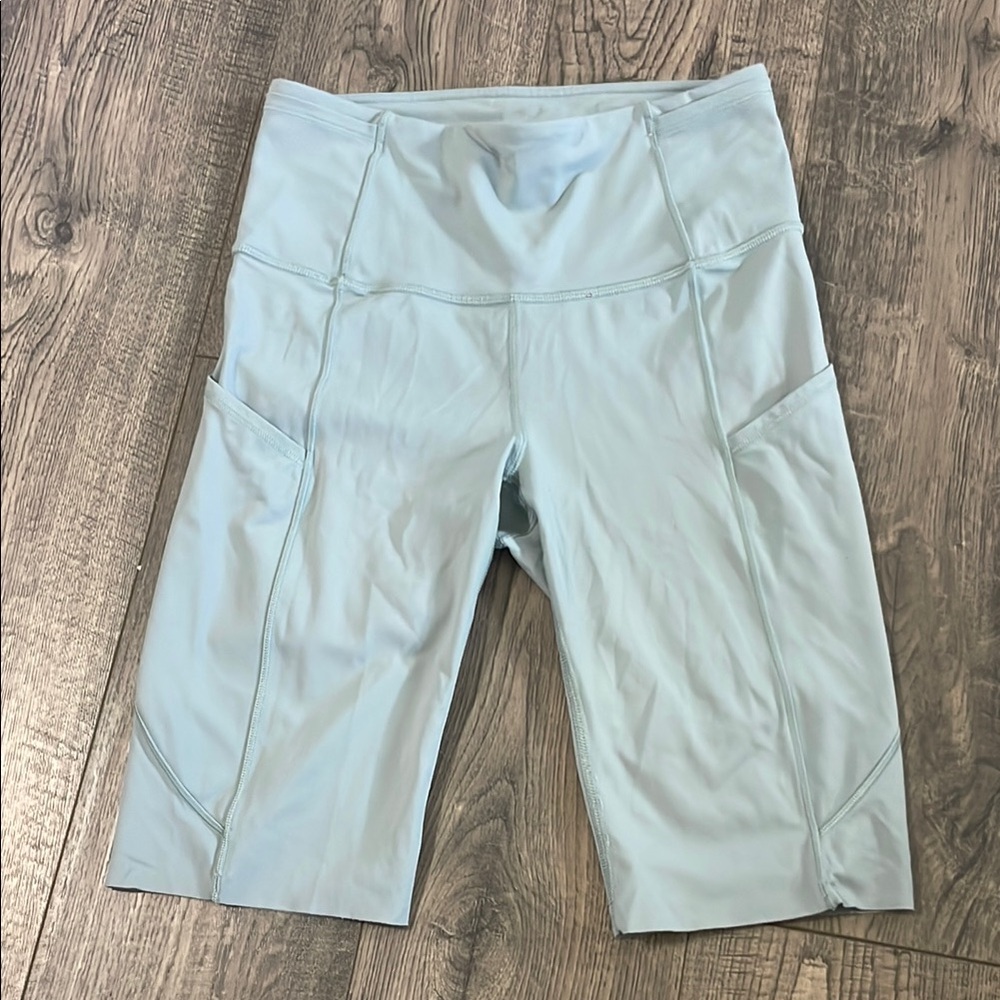 ❌SOLD❌ Lululemon Athletica Blue Bike Shorts High-Waisted Stretch
